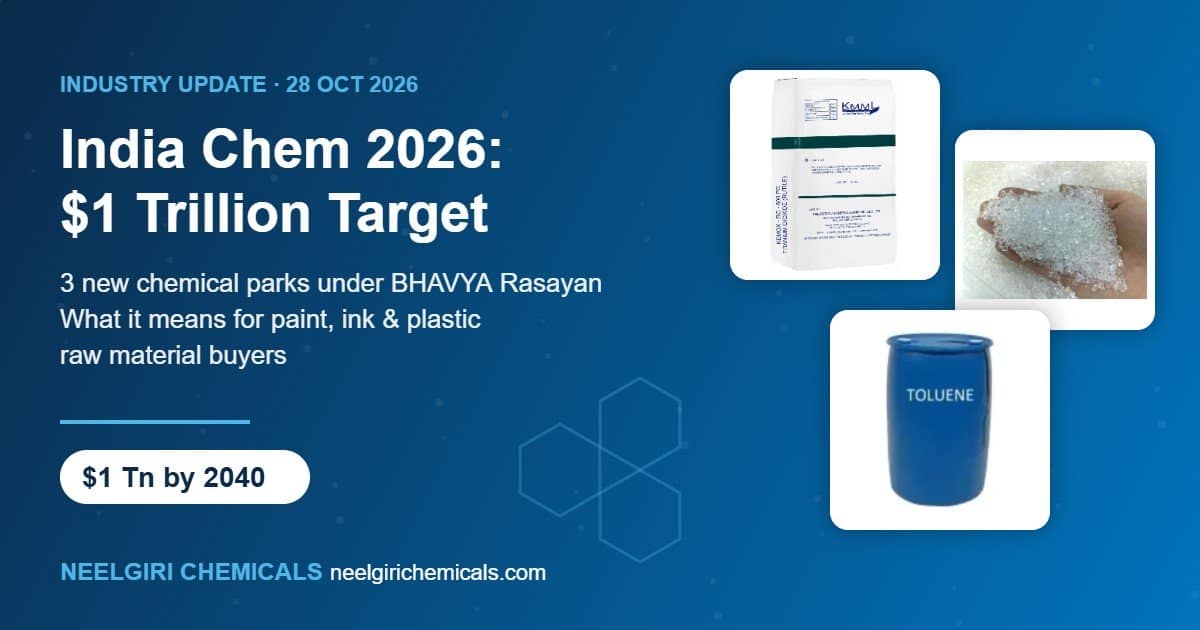 India Chem 2026: $1 Trillion Chemical Industry Target – What It Means for Raw Material Buyers