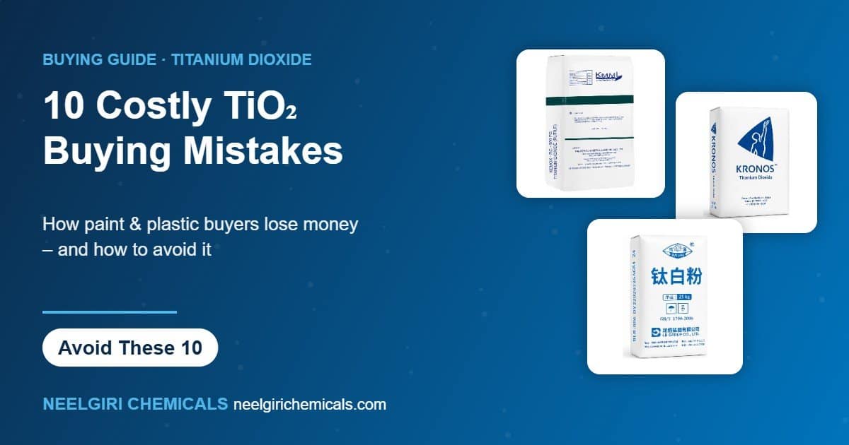10 Costly Titanium Dioxide Purchasing Mistakes Buyers Must Avoid